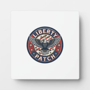 Plaque Photo Patch de liberté patriotique Broderie