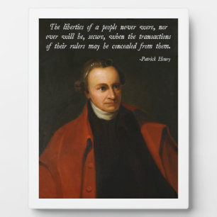 Plaque Photo Patrick Henry Cote