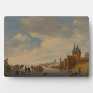 Plaque Photo Paysage d'hiver à Arnhem   1653