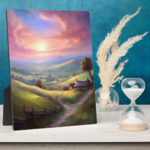 Plaque Photo Paysage serein Sunrise Paysage paisible
