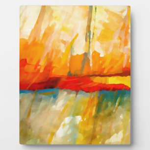 Plaque Photo Peinture Abstraite moderne