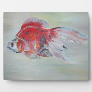 Plaque Photo Peinture acrylique de Ryukin Goldfish