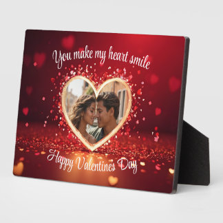 Plaque Photo Personalized Heart Photo Frame