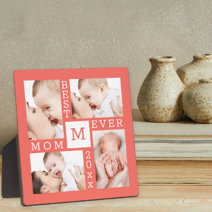 Plaque Photo Personnalisé 4 Photo Collage Meilleure Maman Jamai