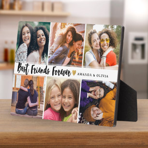 Plaque Photo Personnalisé Meilleur Amis Pour toujours Nom 6 Col