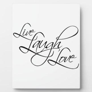 Plaque Photo Personnaliser d'amour Live Laugh