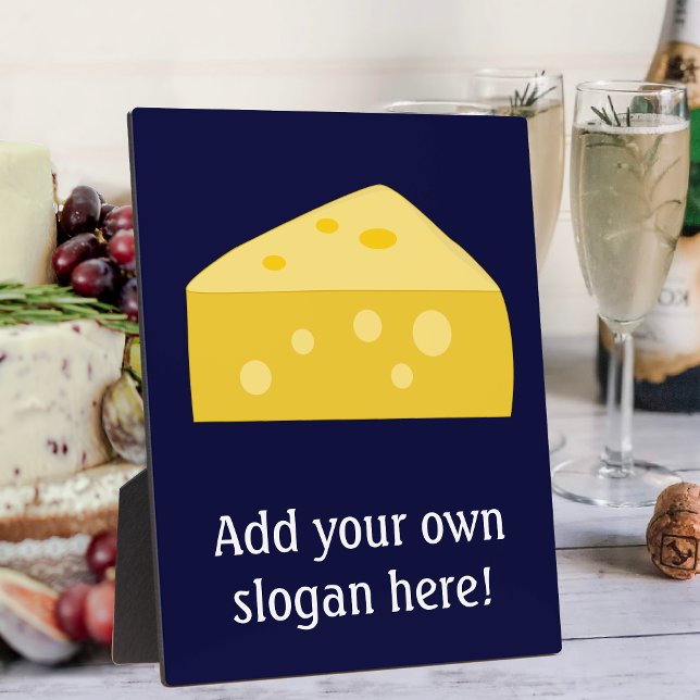 Plaque Photo Personnalisez ce graphique Big Cheese (Créateur téléchargé)