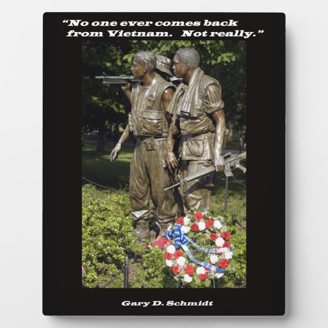 Plaque Photo Personne Ne Revient Jamais Du Vietnam (Devant)