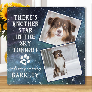 Plaque Photo Pet Memorial Animaux de compagnie Perdre Chien Pho