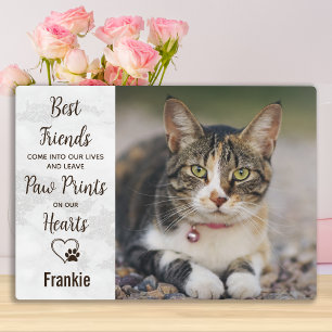 Plaque photo Pet Memorial Cat