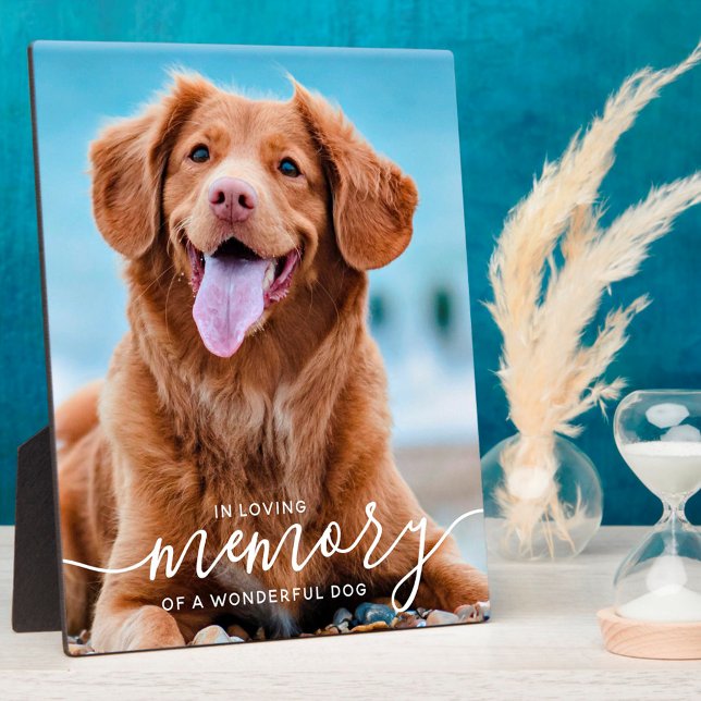 Plaque Photo Photo commémorative In Love Memory Dog (Créateur téléchargé)