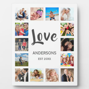 Plaque Photo Photo Custom Family Collage Personnalité de White