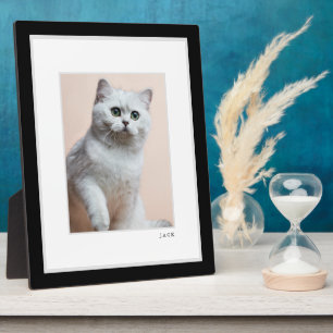 Plaque Photo Photo d'animal de compagnie Cadre moderne minima