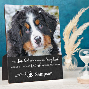 Plaque Photo Photo de chien commémorative personnalisée pour an