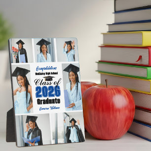 Plaque Photo Photo de collage de la promotion 2026 de la classe