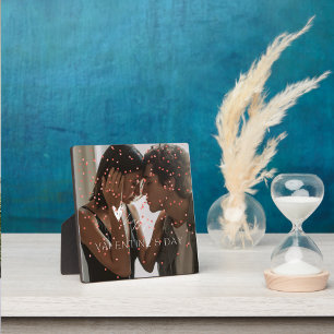 Plaque Photo Photo de couple personnalisée de la Saint Valentin