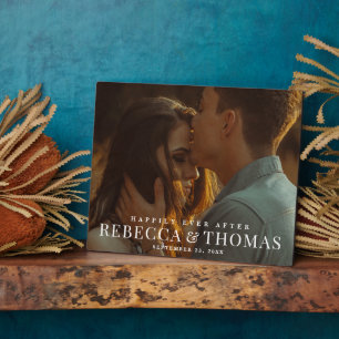 Plaque Photo Photo de mariage de type moderne
