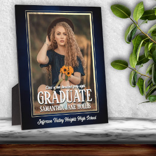 Plaque Photo Photo de remise des diplômes aux couleurs de l'éco