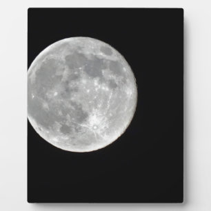 Plaque Photo Photo haute résolution Pleine lune