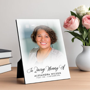 Plaque Photo Photo Moderne En Mémoire Amoureuse