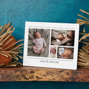 Plaque Photo Photo Nouveau Père Et Bébé