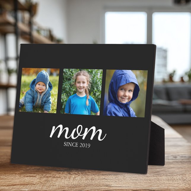 Plaque Photo Photo personnalisé de maman depuis (Custom Photo Plaque for Mom)