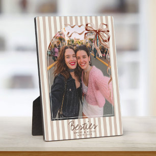 Plaque Photo Photo personnalisé des meilleures amies dans des t