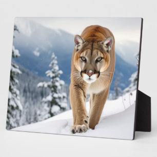 Plaque Photo Photo Plaque-Mountain Lion