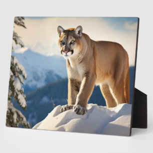 Plaque Photo Photo Plaque-Mountain Lion