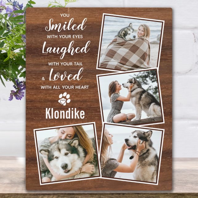 Plaque Photo Photo pour animaux de compagnie Russe Wood Keepsak (Créateur téléchargé)