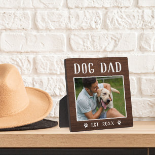 Plaque Photo Photo Russe Personnalisé Chien Papa Photo