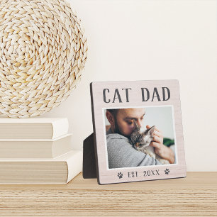 Plaque Photo Photo Russe Personnalisée Chat Papa