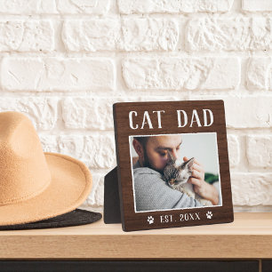 Plaque Photo Photo Russe Personnalisée Chat Papa