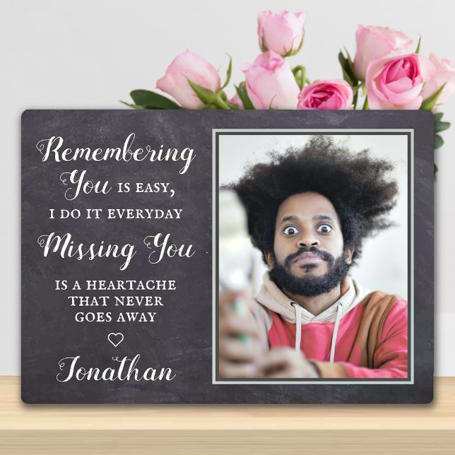 Plaque Photo Photographie de conservation du souvenir commémora (Créateur téléchargé)