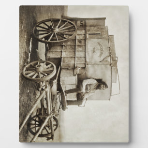 Plaque Photo Photographie Wagon de Roger Fenton Photo Réalisme