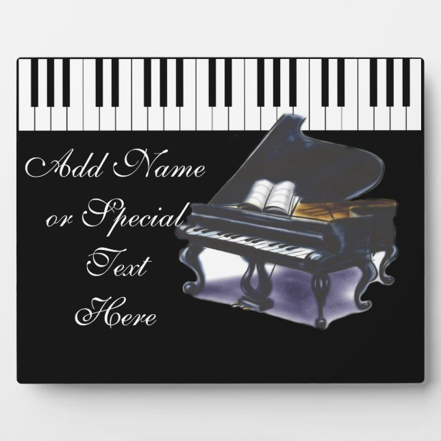 Plaque Photo Piano don d'amour_ (Devant)