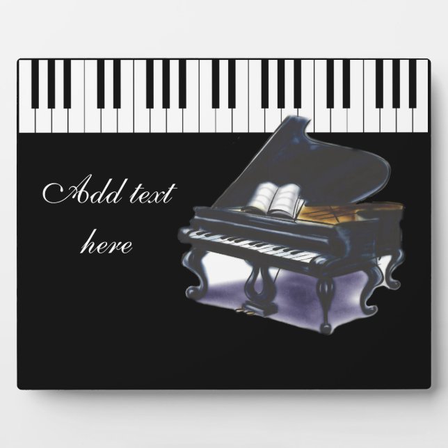 Plaque Photo Piano don d'amour_ (Devant)