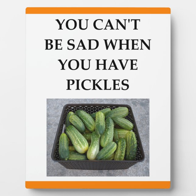 PLAQUE PHOTO PICKLES (Devant)