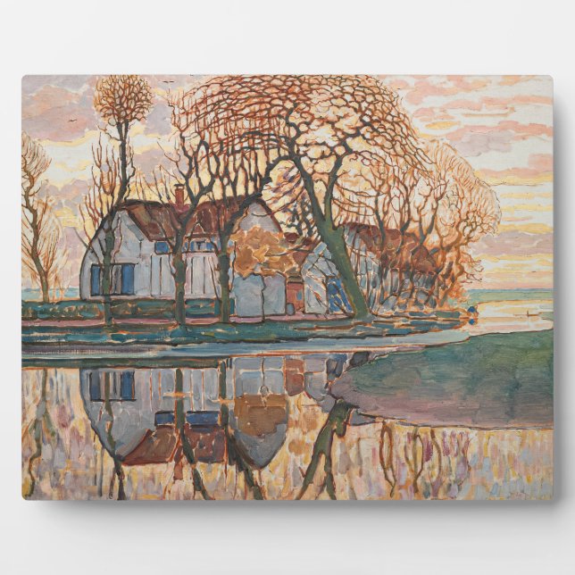 Plaque Photo Piet Mondrian - Ferme près de Duivendrecht Réimpre (Devant)
