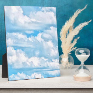 Plaque Photo Pittoresque Joyeux nuages ensoleillés Arrière - pl
