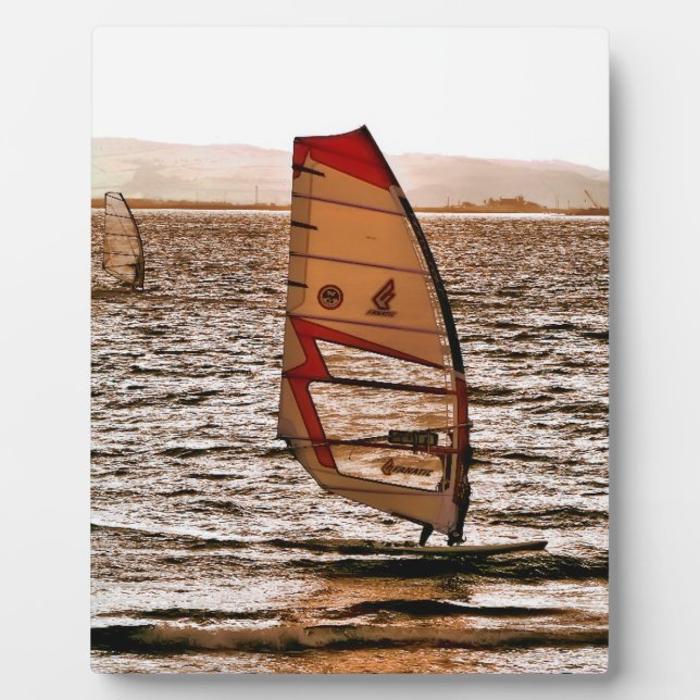 PLAQUE PHOTO PLANCHE À VOILE (Devant)