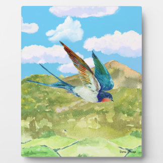 Plaque Photo Plate-forme ornithologique à l'Easel