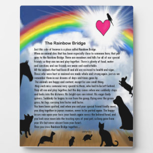 Plaque Photo Poème Rainbow Bridge