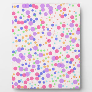 Plaque Photo Points en rose