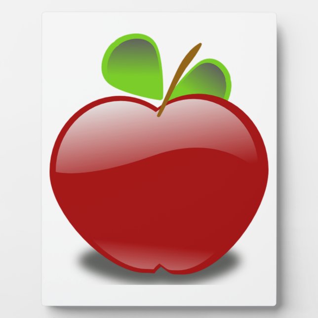 PLAQUE PHOTO POMME ROUGE (Devant)