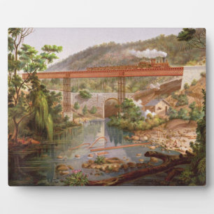 Plaque Photo Pont ferroviaire à Atoyac, de 'Album du chemin de
