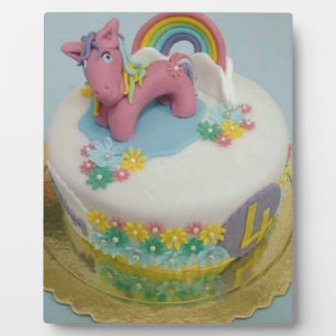 Plaque Photo Pony cake 1