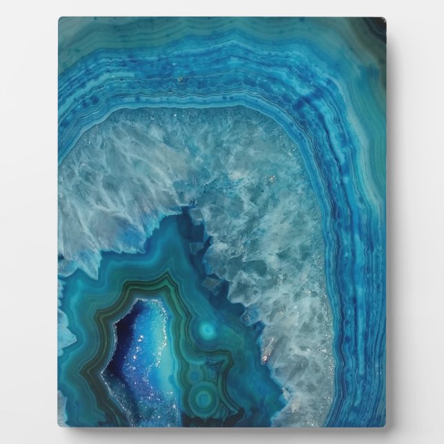 Plaque Photo Porte bleue (Devant)