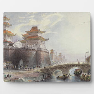Plaque Photo Porte de Pékin, c.1850 (colour litho)