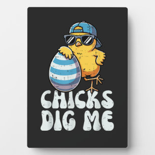 Plaque Photo Poussins de Pâques Me Trouvent Mignon Oeuf